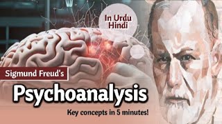 Psychoanalysis by Sigmund Freud in urdu hindi Concepts with examples [upl. by Anaer]