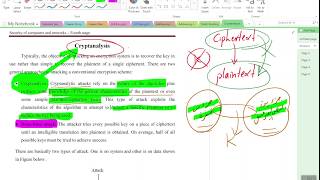 Network Security Lecture Cryptanalysis [upl. by Ardnuasal]