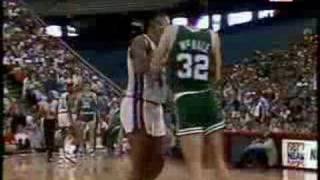 Legendary Celtics Johnny Most blasting the Detroit Pistons [upl. by Longley]