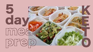 Keto Meal Prep 12001300 caloriesday [upl. by Moitoso]