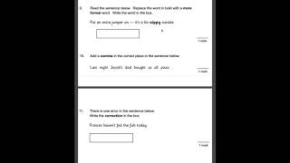 CGP KS2 SPAG SAT Buster Set A Test 4 walkthroughYear 6 SATs Punctuation and Grammar Revision [upl. by Egidius]