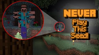 If You Try This Seed Be Prepared For Ultimate Horror  Minecraft Creepypasta Longplay [upl. by Adnik]