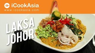 Resepi Laksa Johor  Try Masak  iCookAsia [upl. by Lucille]