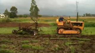 CAT D47U PLOUGHING [upl. by Rizika]