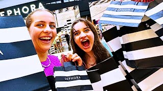 SURPRISING HER WITH 1000 SEPHORA SHOPPING SPREE wNorris Nuts [upl. by Aicilec]