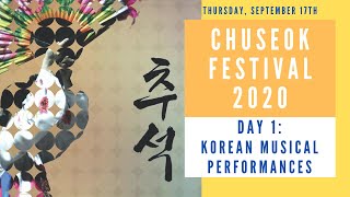 CHUSEOK FESTIVAL 2020 DAY 1 Music Performances By The Eine Ensemble [upl. by Lasser]