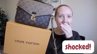 LOUIS VUITTON POCHETTE METIS REVERSE MONOGRAM  Review [upl. by Ltihcox]