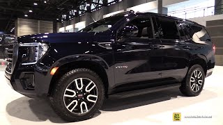 2022 GMC Yukon AT4  Exterior Interior Walkaround  2022 Chicago Auto Show [upl. by Ahtreb245]