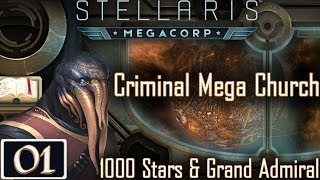 Bloody Marauders  Stellaris MegaCorp PreRelease  Mega Church  01  Let’s Play Gameplay [upl. by Faxun]