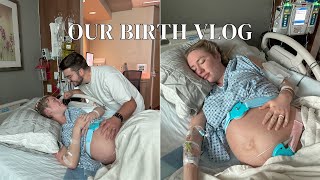 Our Birth Vlog  Labor and Delivery of Our First Baby [upl. by Wolfson578]