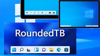 Round amp Translucent taskbar in Windows 10 amp 11 FREE in HINDI  Win Customization  Death Code [upl. by Durrell]