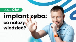 IMPLANTY ZĘBOWE  QampA CZ I📣CO TO JEST IMPLANT JAK WYGLĄDA LECZENIE ZALETY IMPLANTÓW [upl. by Ahar]