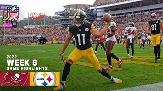 Tampa Bay Buccaneers vs Pittsburgh Steelers  2022 Week 6 Highlights [upl. by Estella56]