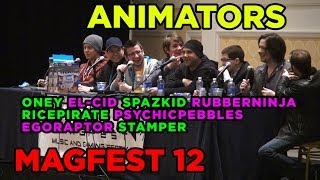 Animation Panel at MAGFest 12  2014 with subtitled questions [upl. by Israel992]