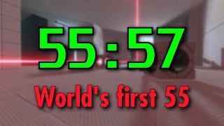 Portal 2 Speedrun Old World Record in 5557 [upl. by Thunell]