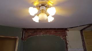 Ceiling fan demolition part 5 [upl. by Roque]