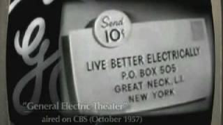 RETRO CLASSIC TV COMMERCIAL  1950s  LIVE BETTER ELECTRICALLY GE THEATER [upl. by Moseley]