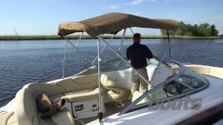 2014 Cruisers Sport Series 258 Bowrider Boat Review  Performance Test [upl. by Arraeit]