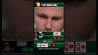 Flop quads then get action poker [upl. by Oznola79]