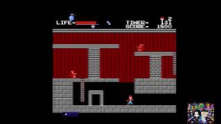 The Goonies gameplay NES [upl. by Ayotak]