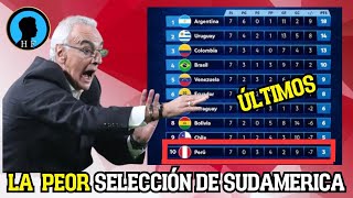 LA PEOR SELECCIÓN DE SUDAMERICA  ¿DESPEDIR A FOSSATI  EL MUNDIAL CADA VEZ MÁS LEJOS [upl. by Anwahsal]