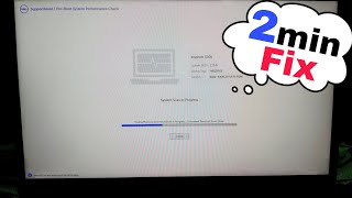 Dell SupportAssist PreBoot Performance Check System Scan in Progress supportassist dell windows 10 [upl. by Eckmann]