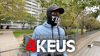 GabMorrison  Au Quartier avec 2Zavo Les 4000 La Courneuve [upl. by Ylrebmek]