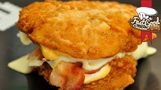 Double Down KFC la recette  FastGoodCuisine [upl. by Lacagnia]