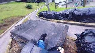 New Zealand Rotorua Luge advance 2018 high speed crash [upl. by Aikram]