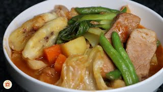 Simple PORK POCHERO that is awesome  Pork Recipe [upl. by Tingley611]