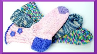 SOCKEN STRICKEN FÜR ANFÄNGER  Anleitung [upl. by Nyrraf879]