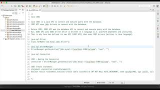 71 JDBC connection with mysql and how to create table [upl. by Berthold]