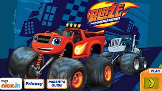 Blaze and the Monster Machines Games 17 Blaze Snowy Slopes Part 1 [upl. by Odlareg]