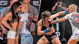 Probably The Craziest Womens MMA Fight In EFC History [upl. by Hayikaz]