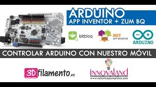 Controlar un LED desde nuestro móvil con una APP personalizada  APP Inventor  Bitbloq [upl. by Zinck]