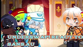 Underswap react to sans au [upl. by Bosch]