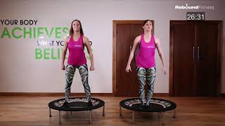 ✅Rebound Trampoline Workout for Beginners  Lose Weight amp Tone Body  Pure Rebounding Fun [upl. by Salvay]