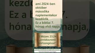 Isten terve sófár azaz szarv kürt hangokra teljesedik be biblia yhwh isten jesus yeshua [upl. by Bryon115]