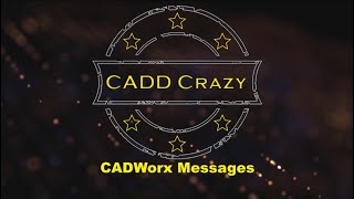 CADWorx Messages [upl. by Eenal]