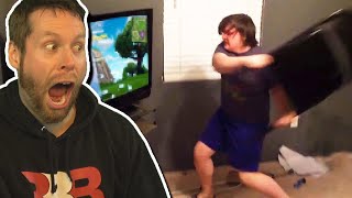 YO CALM DOWN KID Funniest FORTNITE Rage [upl. by Jessee]