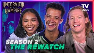 Interview with the Vampire Stars Rewatch Season 2 Scenes  Jacob Anderson Sam Reid Delainey Hayles [upl. by Ummersen817]