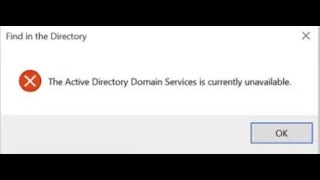 Usługi domenowe w usłudze Active Directory są obecnie niedostępne w systemie Windows 1011 [upl. by Aiela]