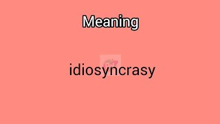 idiosyncrasy meaning in English amp Telugu Googul Dictionary dictionary meanings telugu english [upl. by Norted702]