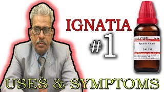 Ignatia in Hindi Part 1  Uses amp Symptoms by Dr P S Tiwari [upl. by Brindle653]