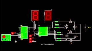 DECODIFICADOR BCD A DISPLAY DE 7 SEGMENTOS CAPT 9 PARTE4 [upl. by Nicolina547]