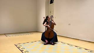 DGabrielli Ricercar VI Renana LevinBaroque cello [upl. by Atoiganap]