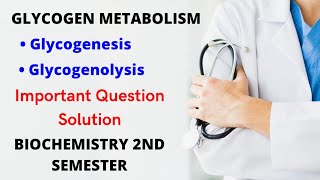 Glycogen metabolism pathways। Glycogenesis। Glycogenolysis। Biochemistry B Pharm 2nd sem। Shahruddin [upl. by Kelsi]