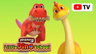 TV for Kids Tyrannosaurus Rex X Brachiosaurus ONLY  Best Dinosaur Songs  Dinosaurs for Kids [upl. by Rednazxela]