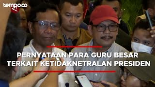 Mahfud Sebut Kebebasan Mimbar Akademik Harus Dihormati [upl. by Gytle387]