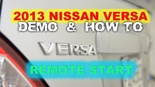 Nissan Versa 2013 Remote Start amp Keyless entry by AutoToyscom VIPER [upl. by Leno938]